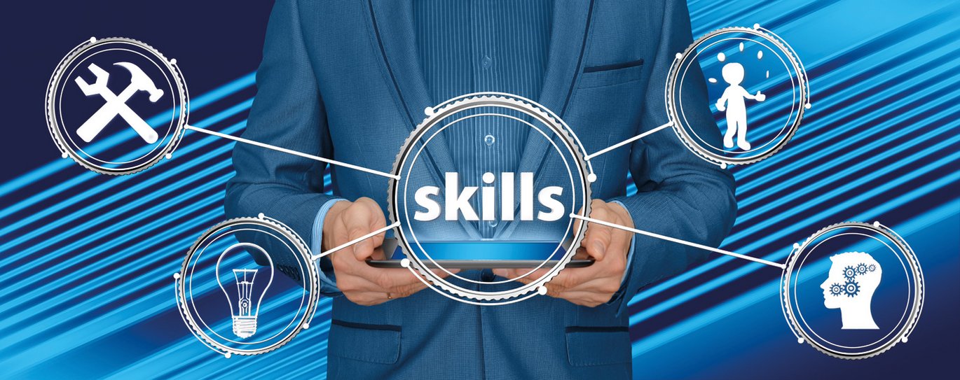 pixabay_training © Gerd-Altmann symbolische Darstellung von 4 verschiedenen Skills