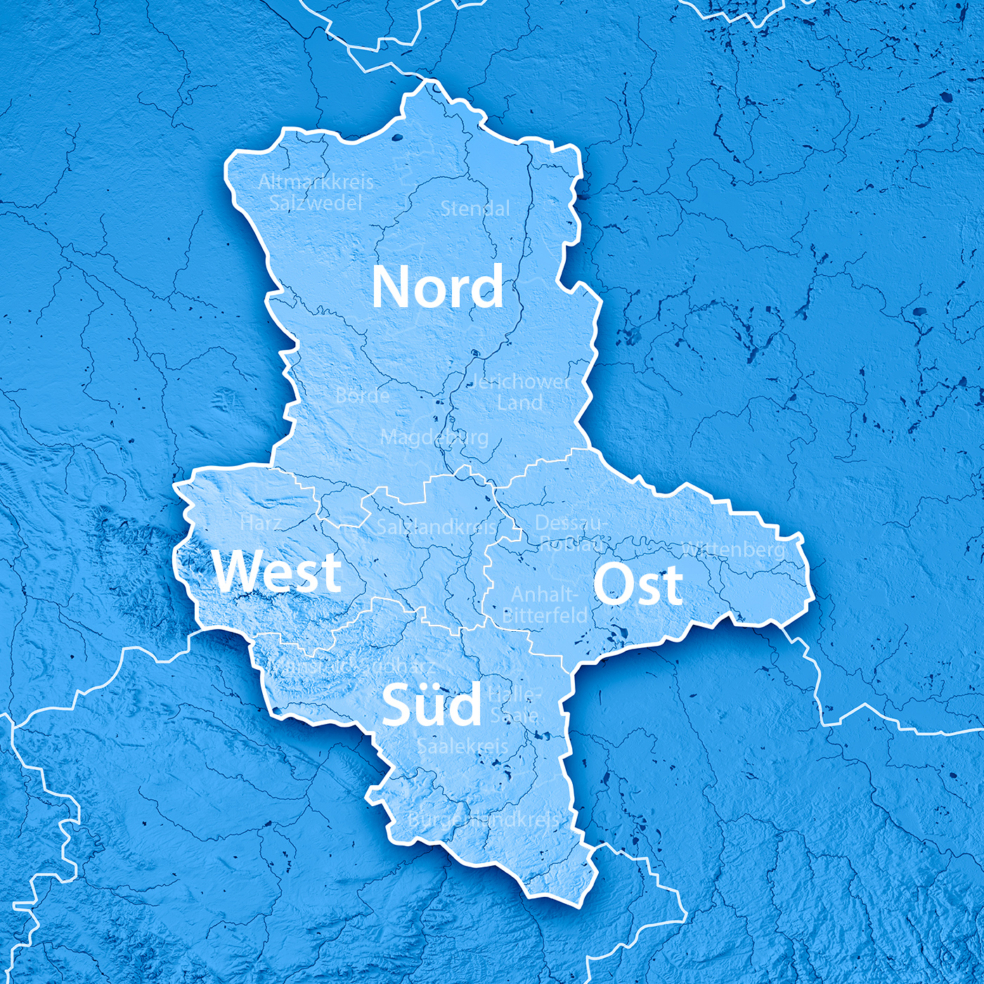 Interaktive Karte der Weiterbildungsagentur Sachsen-Anhalt